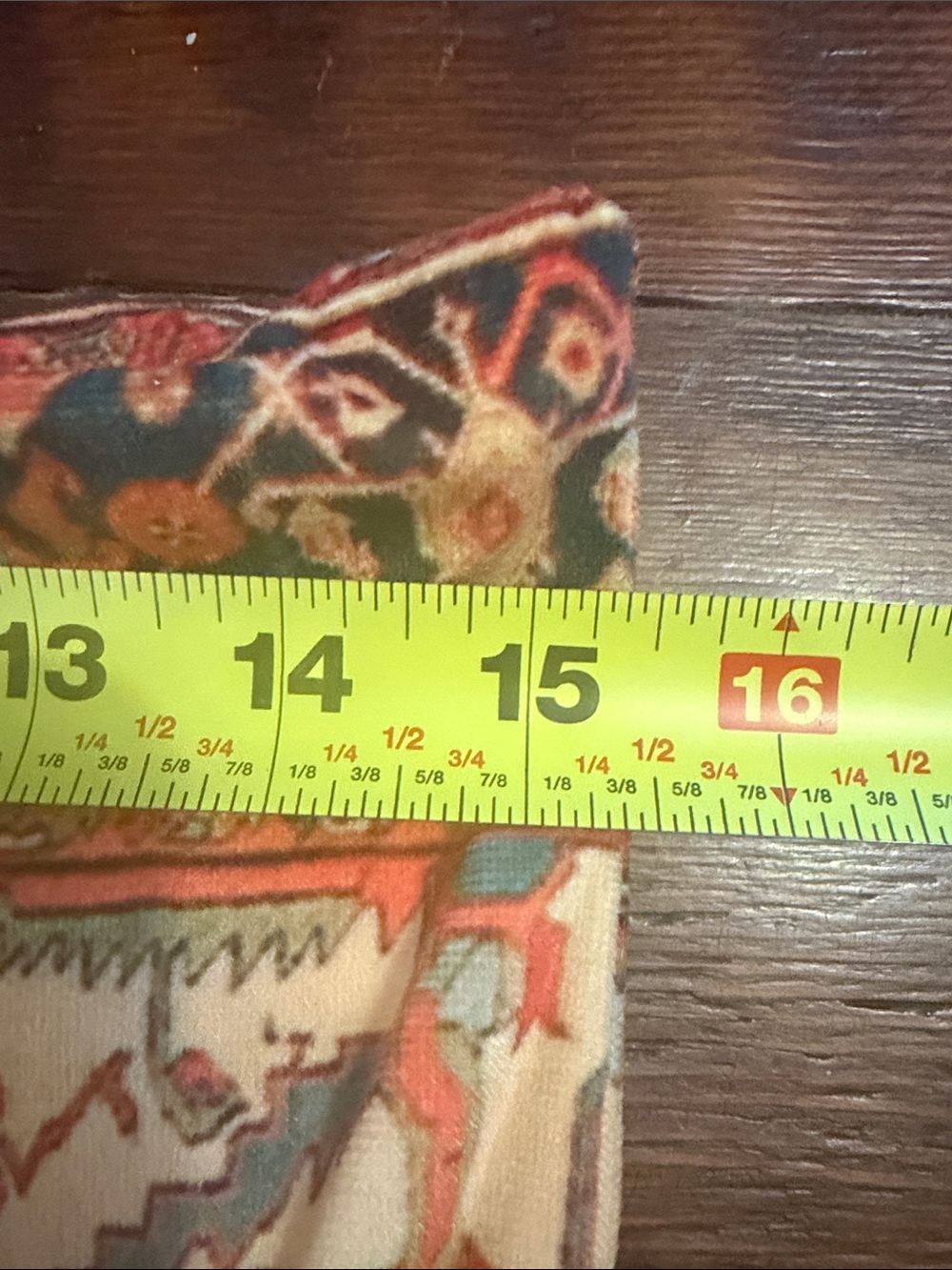 Orange Medallion Cushion Cover - Picture 3 of 3